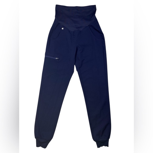 FIGS Navy Zamora Maternity Jogger Scrub Pants | Size XXS - Picture 2 of 14